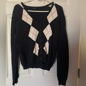 John Galt argyle sweater from pacsun